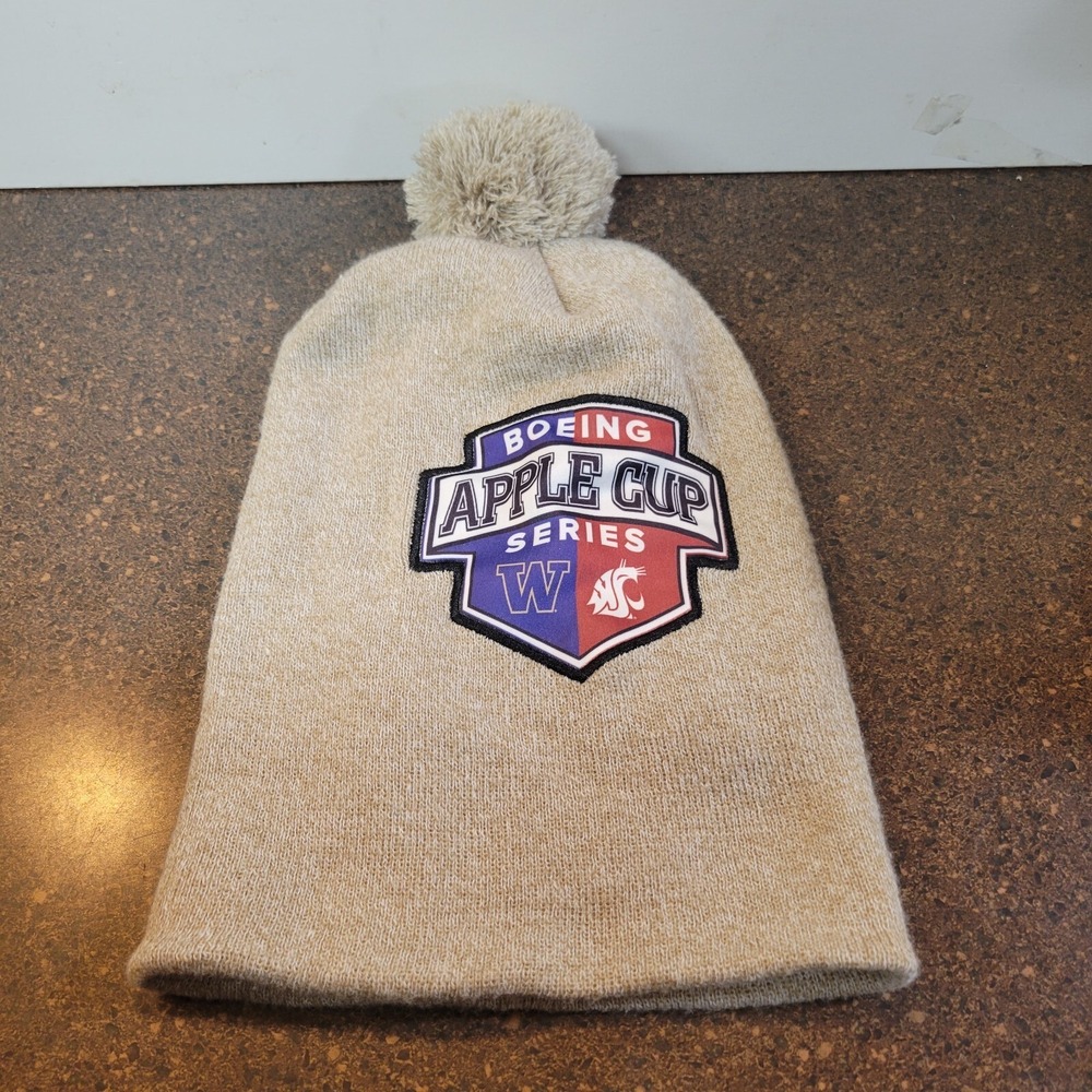 NFL Boeing APPLE CUP Series Washington Huskies/Cougars College Beanie Hat Beige